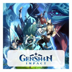 Genshin Impact 3D lamp