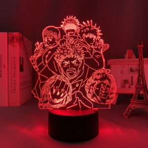 TEAM GOJO +  LED ANIME LAMP  (JUJUTSU KAISEN) Otaku0705 TOUCH +(REMOTE Official Anime Light Lamp Merch
