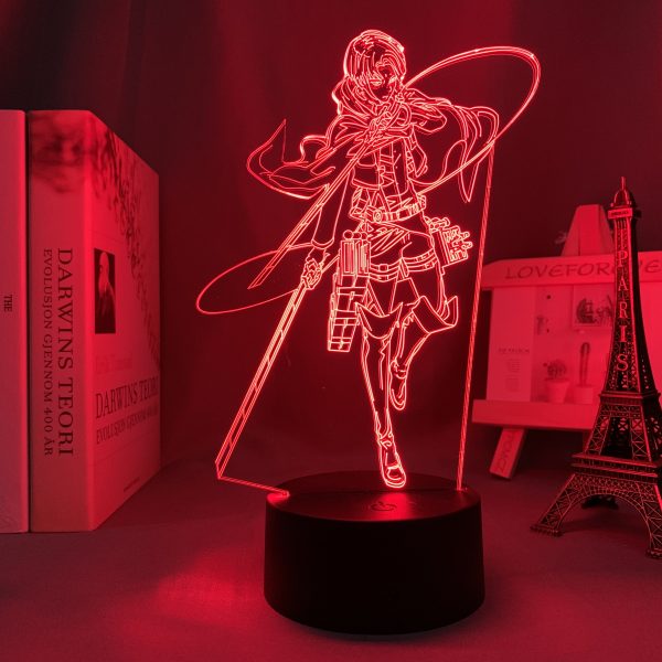 LEVI ACKERMAN LED ANIME LAMP (ATTACK ON TITAN) Otaku0705 TOUCH Official Anime Light Lamp Merch