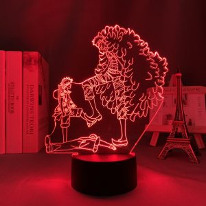 LUFFY VS DOFLAMINGO LED ANIME LAMP (ONE PIECE) Otaku0705 TOUCH Official Anime Light Lamp Merch