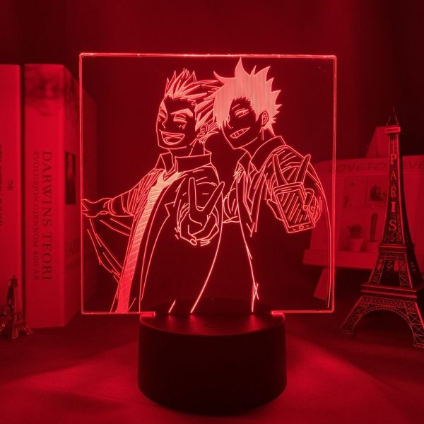 KURO AND BOKUTO LED ANIME LAMP (HAIKYUU!!) Otaku0705 TOUCH +(REMOTE) Official Anime Light Lamp Merch