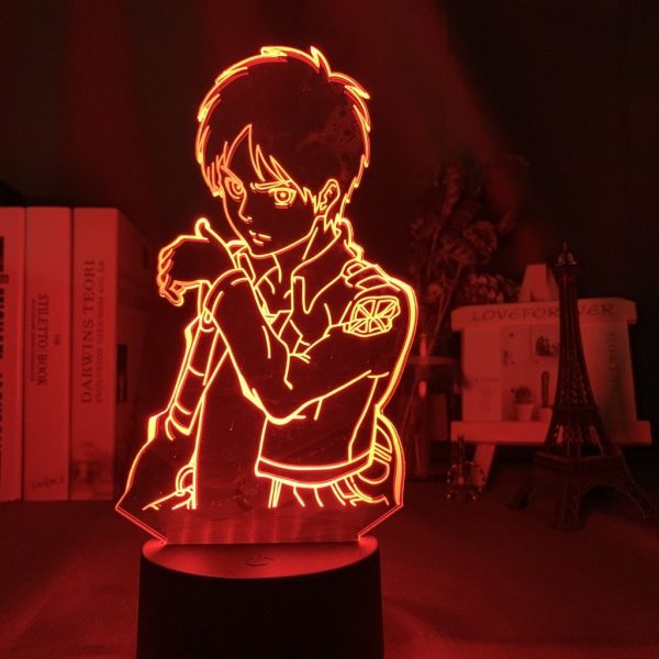 EREN LED ANIME LAMP (ATTACK ON TITAN) Otaku0705 TOUCH +(REMOTE) Official Anime Light Lamp Merch