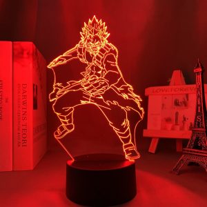 RED RIOT + LED ANIME LAMP (MY HERO ACADEMIA) Otaku0705 TOUCH Official Anime Light Lamp Merch