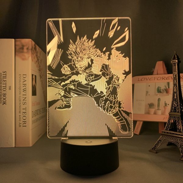 RED RIOT LED ANIME LAMP (MY HERO ACADEMIA) Otaku0705 TOUCH Official Anime Light Lamp Merch