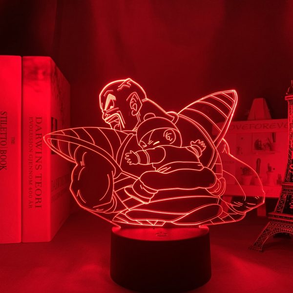 NAPPA AND CHIAOTZU LED ANIME LAMP (DBZ) Otaku0705 TOUCH +(REMOTE) Official Anime Light Lamp Merch