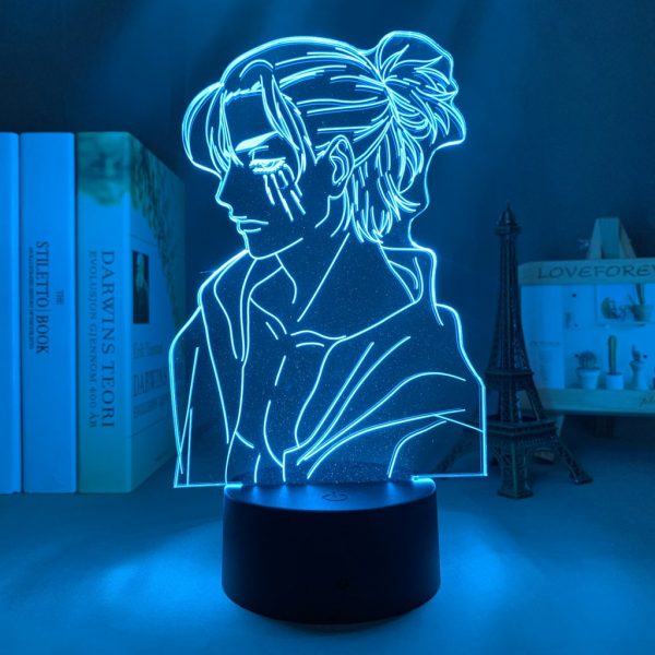 SLICK EREN LED ANIME LAMP (ATTACK ON TITAN) Otaku0705 TOUCH +(REMOTE) Official Anime Light Lamp Merch