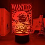 WANTED LUFFY LED ANIME LAMP (ONE PIECE) Otaku0705 TOUCH Official Anime Light Lamp Merch
