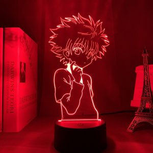 KILLUA + LED ANIME LAMP (HUNTER X HUNTER) Otaku0705 TOUCH +REMOTE) Official Anime Light Lamp Merch