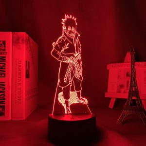 SASUKE LED ANIME LAMP (NARUTO) Otaku0705 TOUCH +(REMOTE) Official Anime Light Lamp Merch