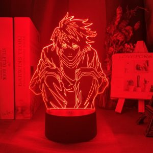 L LED ANIME LAMP (DEATH NOTE) Otaku0705 TOUCH Official Anime Light Lamp Merch