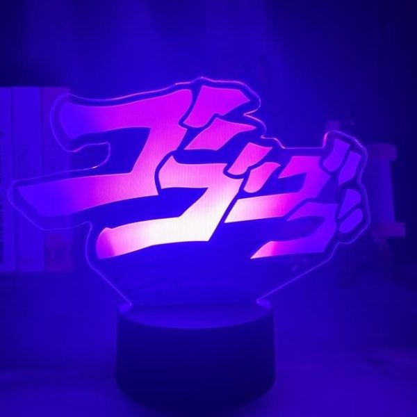 JOJO LOGO LED ANIME LAMPS (JOJO'S BIZARRE ADVENTURE) Otaku0705 TOUCH +(REMOTE) Official Anime Light Lamp Merch