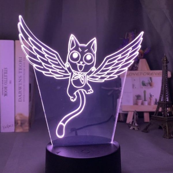 HAPPY LED ANIME LAMP (FAIRY TAIL) Otaku0705 TOUCH +(REMOTE) Official Anime Light Lamp Merch