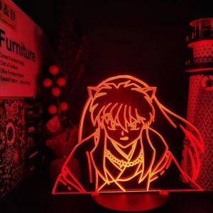 INUYASHA LED ANIME LAMP (INUYASHA) Otaku0705 TOUCH +(REMOTE) Official Anime Light Lamp Merch