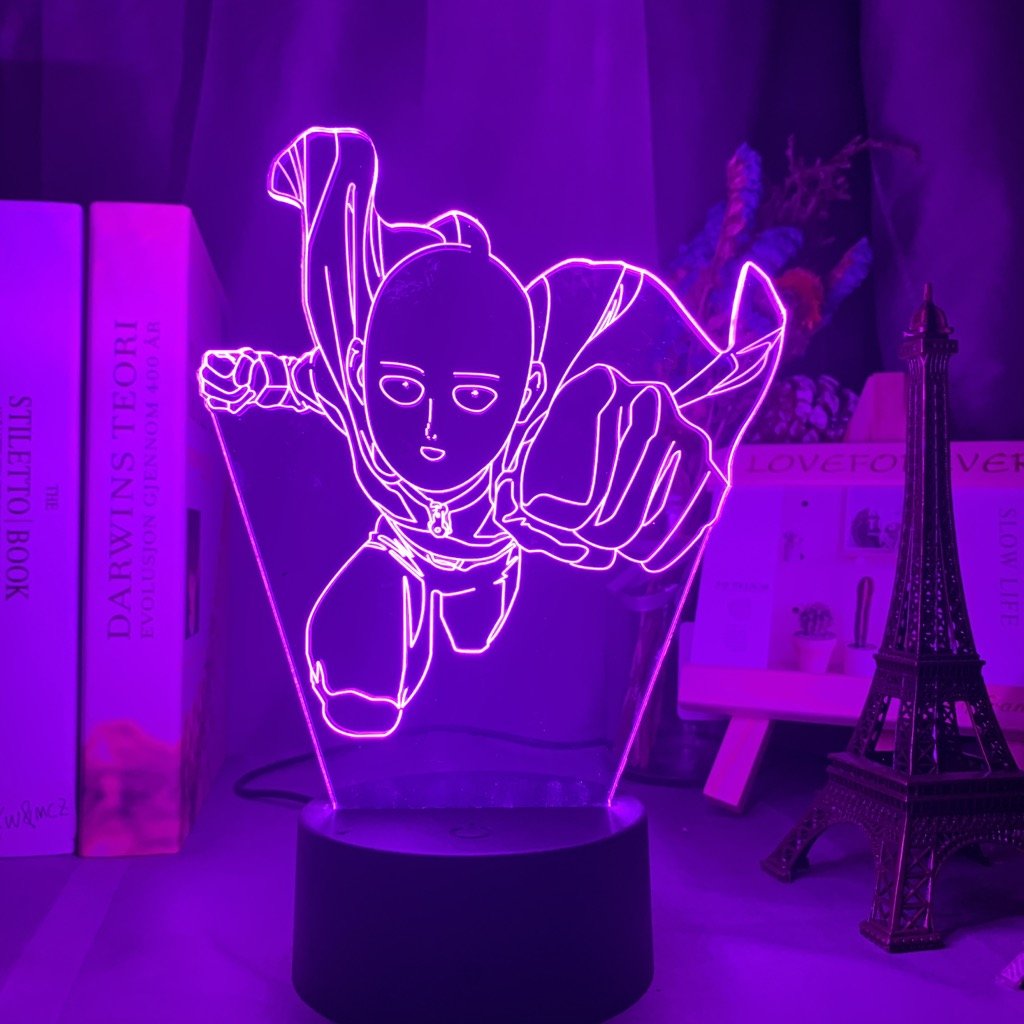 SAITAMA LED ANIME LAMP (ONE PUNCH MAN) Otaku0705 TOUCH Official Anime Light Lamp Merch