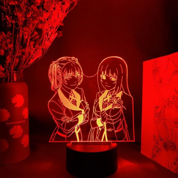 KIRARI MOMOBMAI X YUMEKO JAMBAMI LED ANIME LIGHT (KAKEGURUI) Otaku0705 TOUCH Official Anime Light Lamp Merch