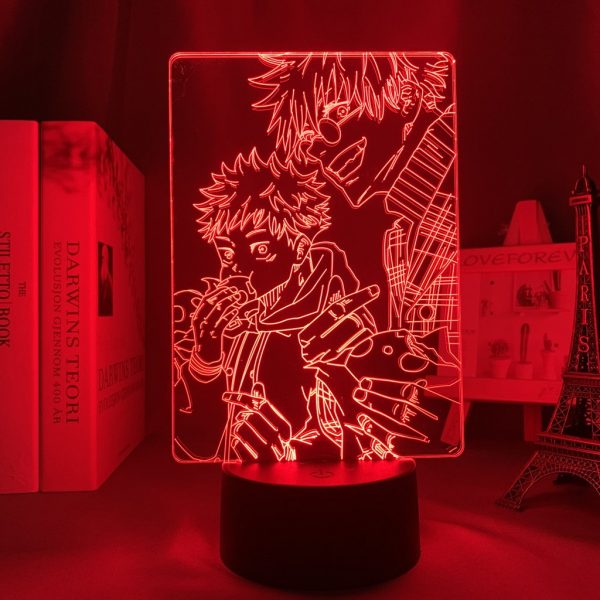 YUJI AND GOJO LED ANIME LAMP (JUJUTSU KAISEN) Otaku0705 TOUCH +(REMOTE) Official Anime Light Lamp Merch