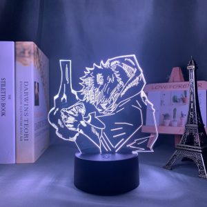 YUJI DIVERGENT FIST LED ANIME LAMP (JUJUTSU KAISEN) Otaku0705 TOUCH +(REMOTE) Official Anime Light Lamp Merch