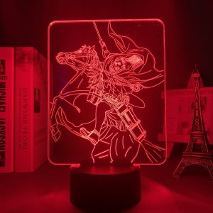 ERWIN SMITH LED ANIME LAMP (ATTACK ON TITAN) Otaku0705 TOUCH +(REMOTE) Official Anime Light Lamp Merch
