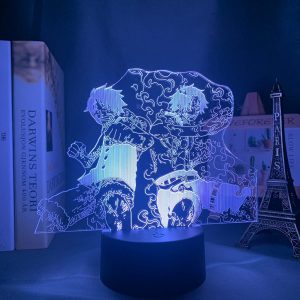 LUFFY AND PORTGAS+ LED ANIME LAMP (ONE PIECE) Otaku0705 TOUCH Official Anime Light Lamp Merch