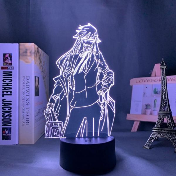 GRELL SUTCLIFF LED ANIME LAMP (BLACK BUTLER) Otaku0705 TOUCH Official Anime Light Lamp Merch
