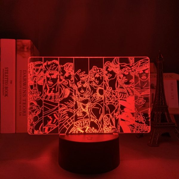 JOESTAR GROUP LED ANIME LAMPS (JOJO'S BIZARRE ADVENTURE) Otaku0705 TOUCH +(REMOTE) Official Anime Light Lamp Merch