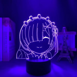 HAPPY REM LED ANIME LAMP (RE:ZERO) Otaku0705 TOUCH Official Anime Light Lamp Merch