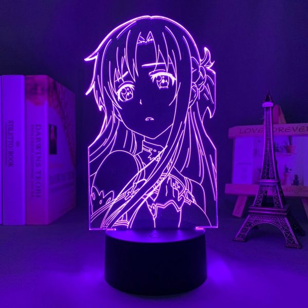 ASUNA + LED ANIME LAMP (SWORD ART ONLINE) Otaku0705 TOUCH +(REMOTE) Official Anime Light Lamp Merch