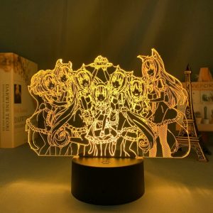 NEKOPARA GANG LED ANIME LAMP (NEKOPARA) Otaku0705 TOUCH Official Anime Light Lamp Merch