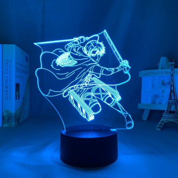 LEVI DASH LED ANIME LAMP (ATTACK ON TITAN) Otaku0705 TOUCH Official Anime Light Lamp Merch