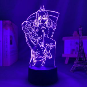 POWER LED ANIME LAMP (CHAINSAW MAN) Otaku0705 TOUCH +(REMOTE) Official Anime Light Lamp Merch