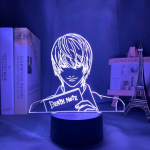 LIGHT YAGAMI LED ANIME LAMP (DEATH NOTE) Otaku0705 TOUCH+(REMOTE) Official Anime Light Lamp Merch