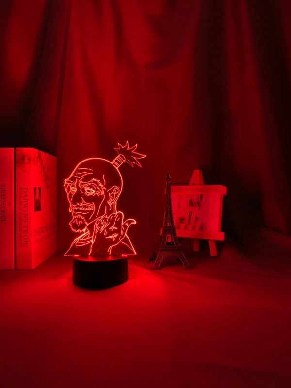Acrylic Anime 3d Lamp Hunter X Hunter Aizakku Netero for Bedroom Decor Nightlight Birthday Gift Led 3 - Anime Lamp